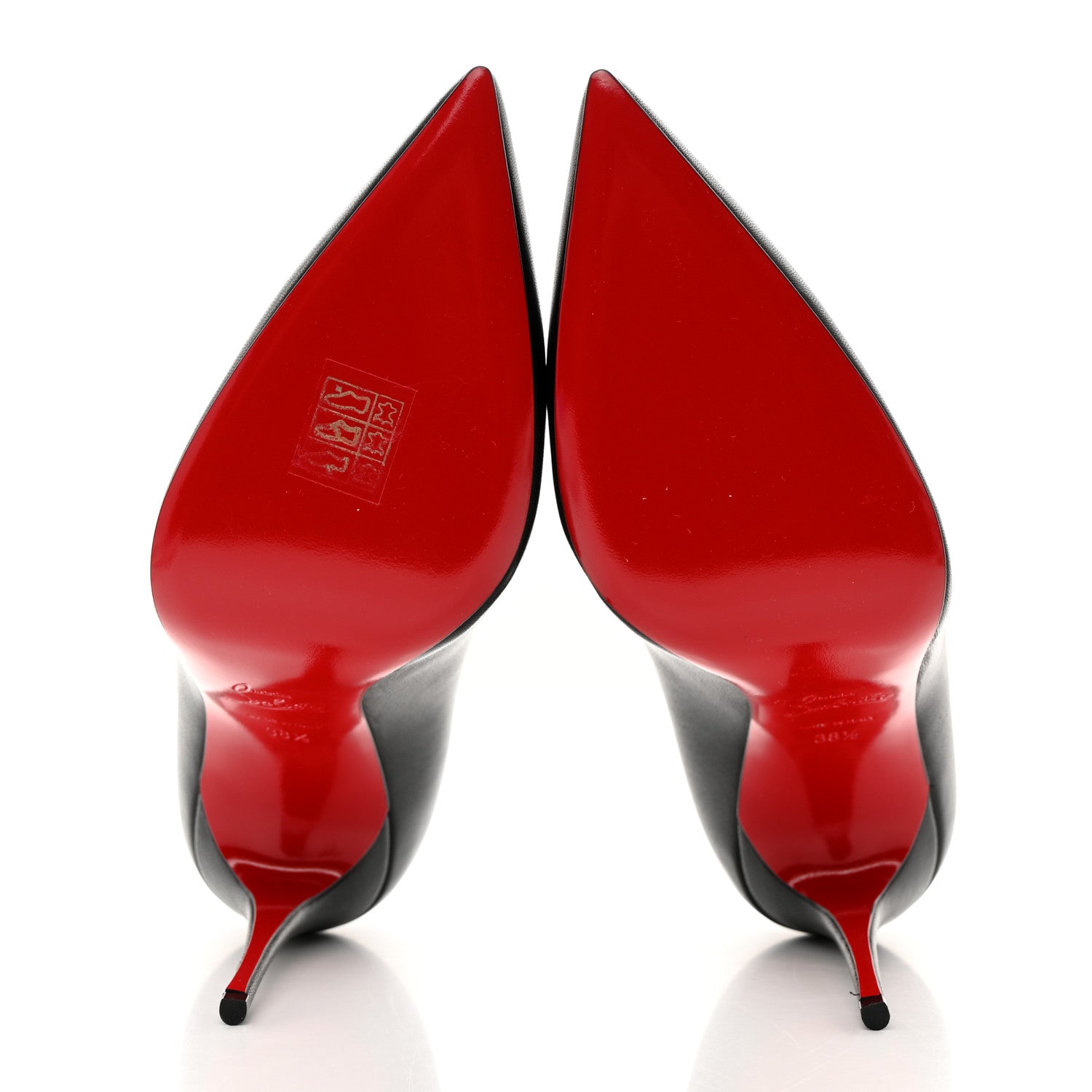 Christian Louboutin Shiny Nappa Kate 100 Pumps 38.5 Black 5 of 10