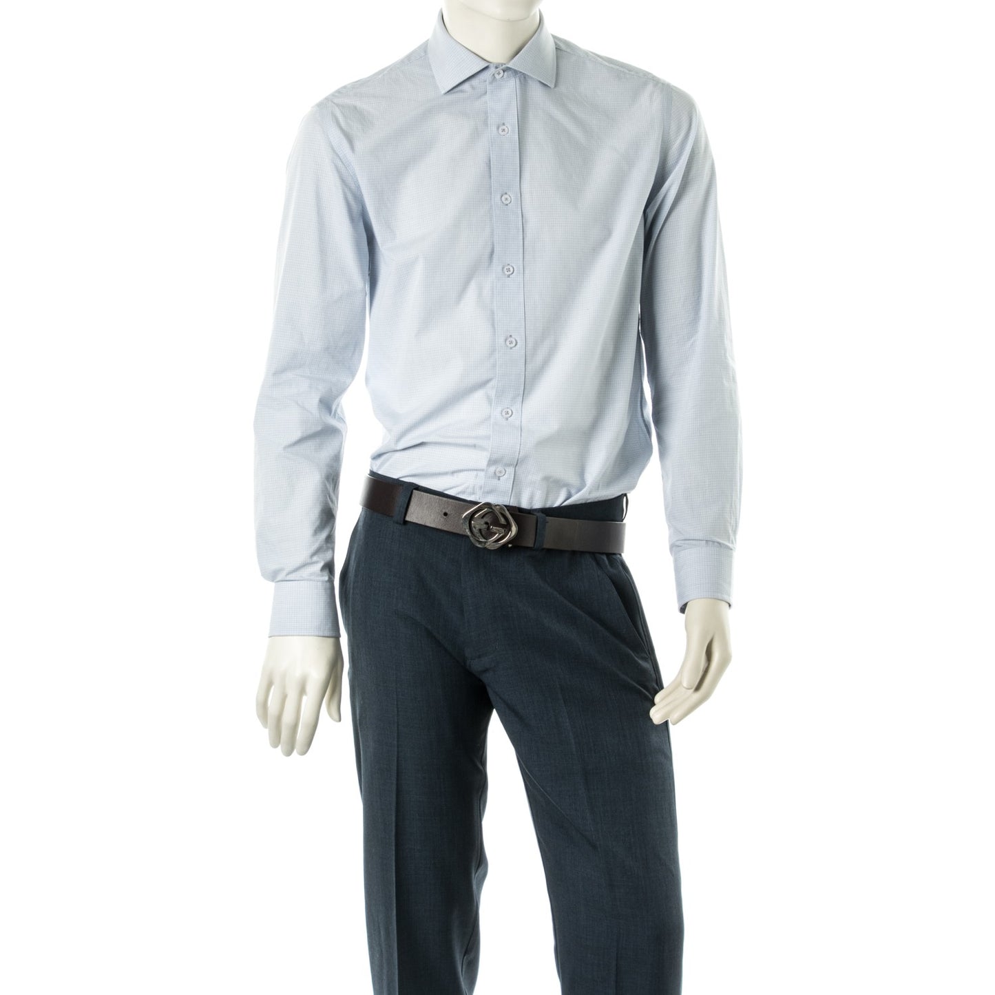 Calfskin Square G Belt 90 36 Dark Brown