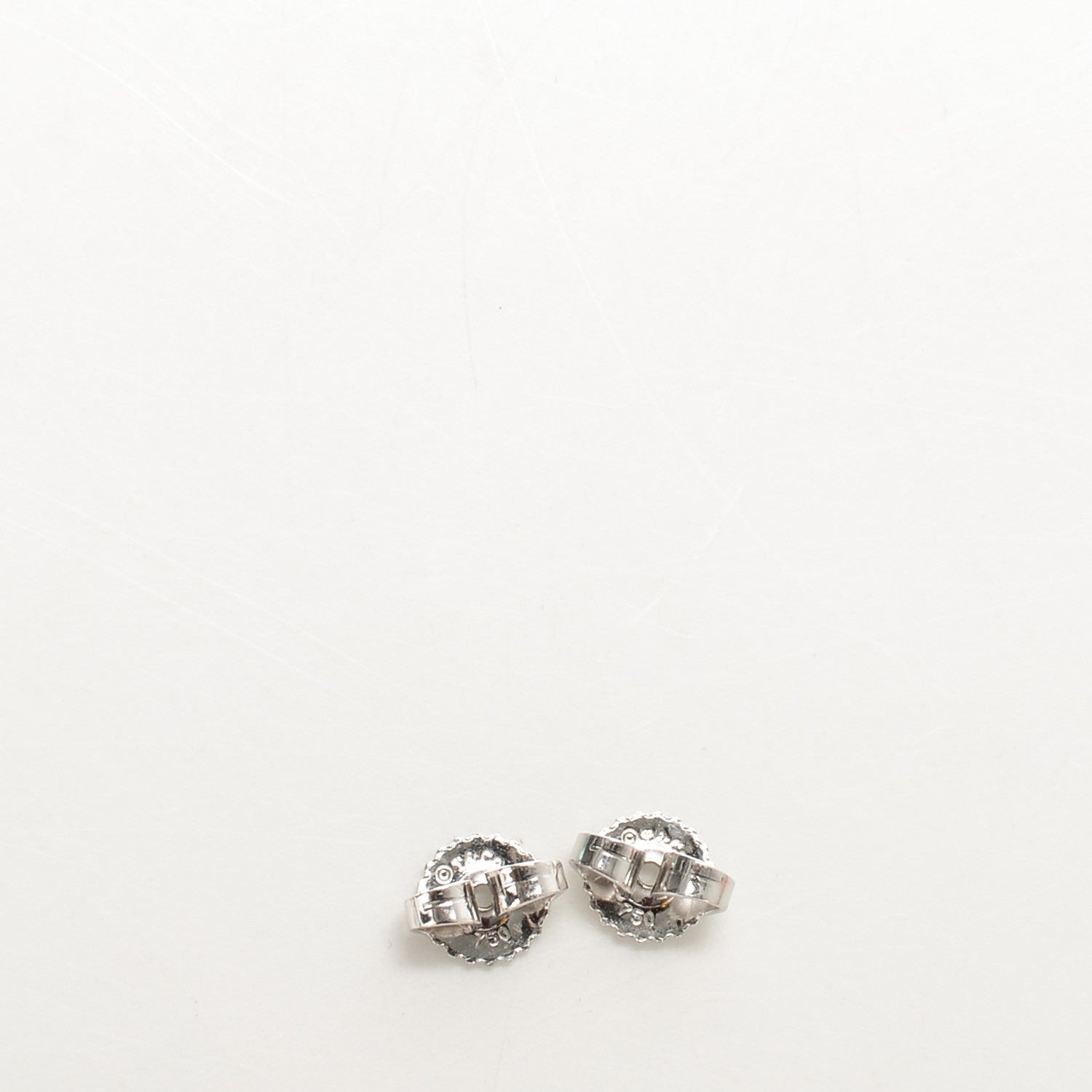 Tiffany 18K White Gold Green Tourmaline Aria Earrings 4 of 5