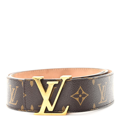 Louis Vuitton Monogram LV Initials 85 34 Belt 1 of 5