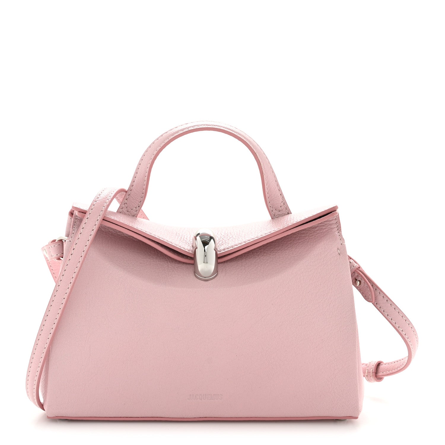 Jacquemus Goatskin Small Valerie Shoulder Bag Pale Pink 1 of 11