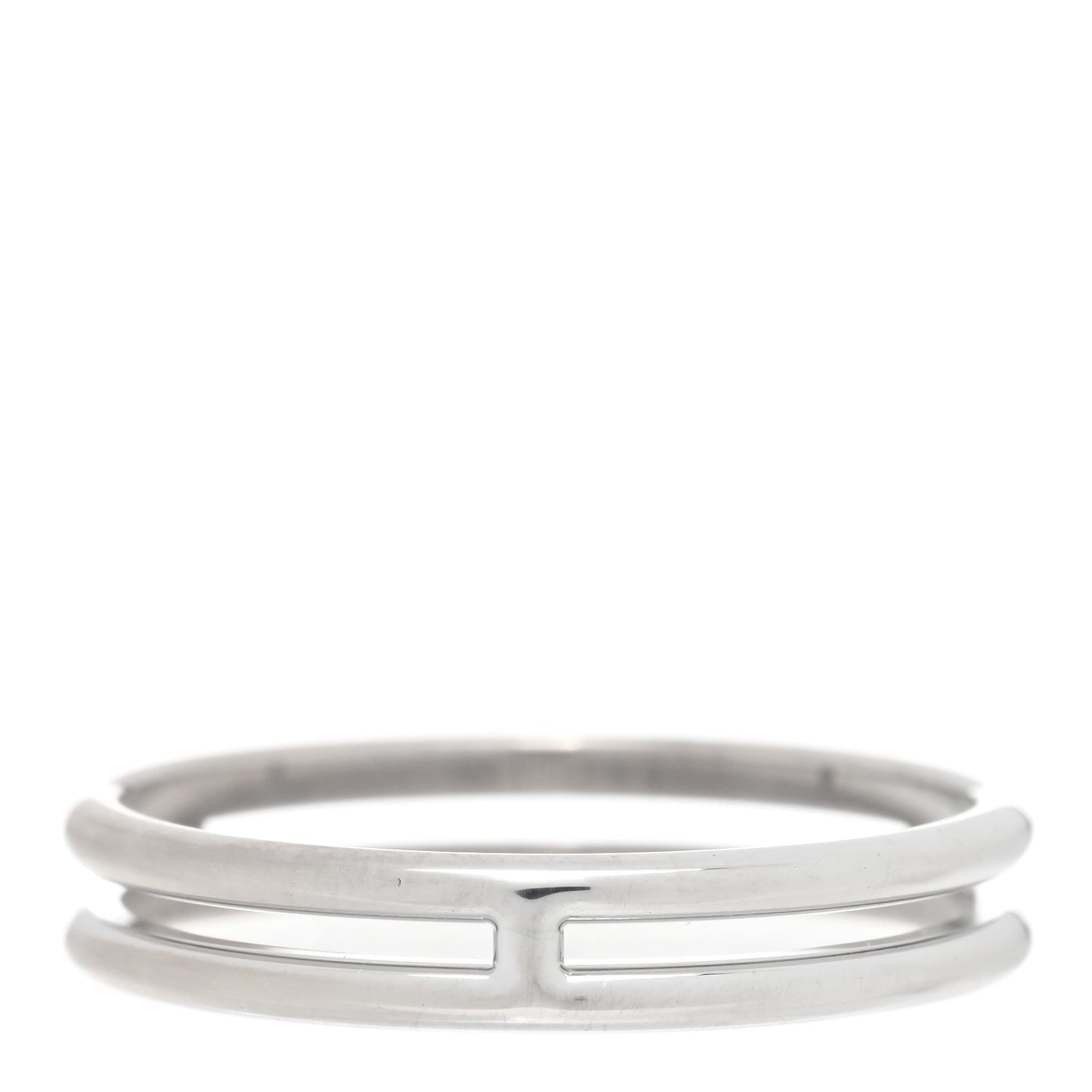 18K White Gold Ariane Wedding Band Ring 56 7.5