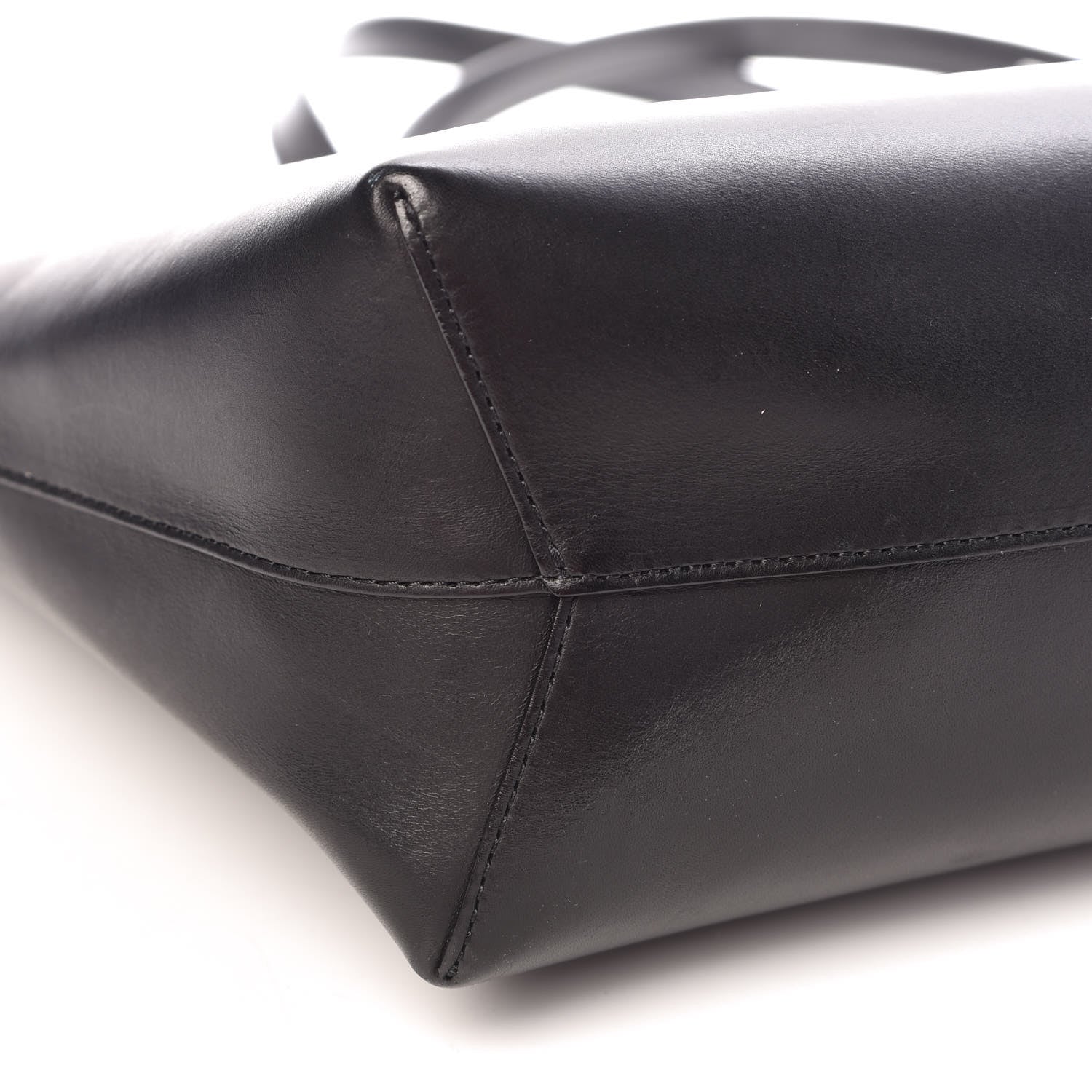 Mansur Gavriel Calfskin Small Shopping Tote Black 11 of 12