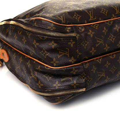 Louis Vuitton Monogram Alize 2 Compartment Luggage Travel Bag 7 of 22