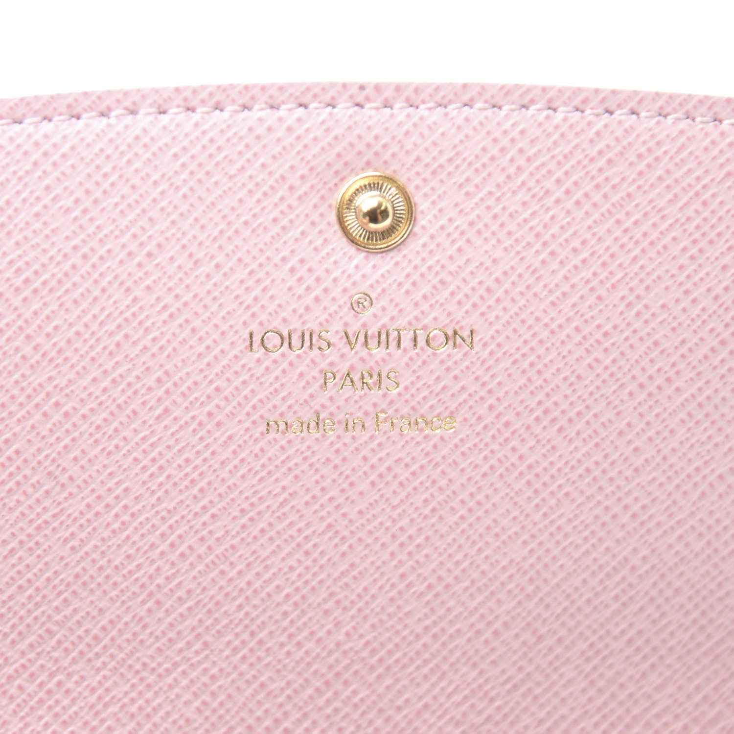 Louis Vuitton Damier Azur Emilie Wallet Rose Ballerine 5 of 9