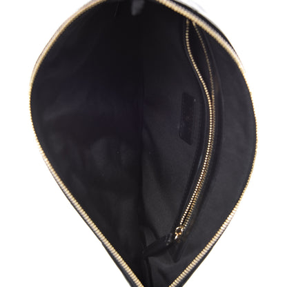 Chanel Lambskin Quilted Medium Cosmetic Case Black 7 of 10