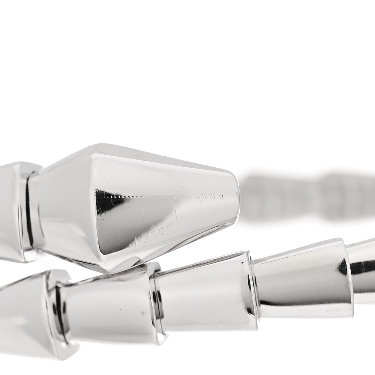 Bulgari 18K White Gold Serpenti Viper Bracelet S 7 of 8