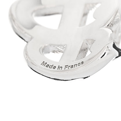 Hermes Sterling Silver GM Chaine d'Ancre Enchainee Band Ring 59 8.75 5 of 6