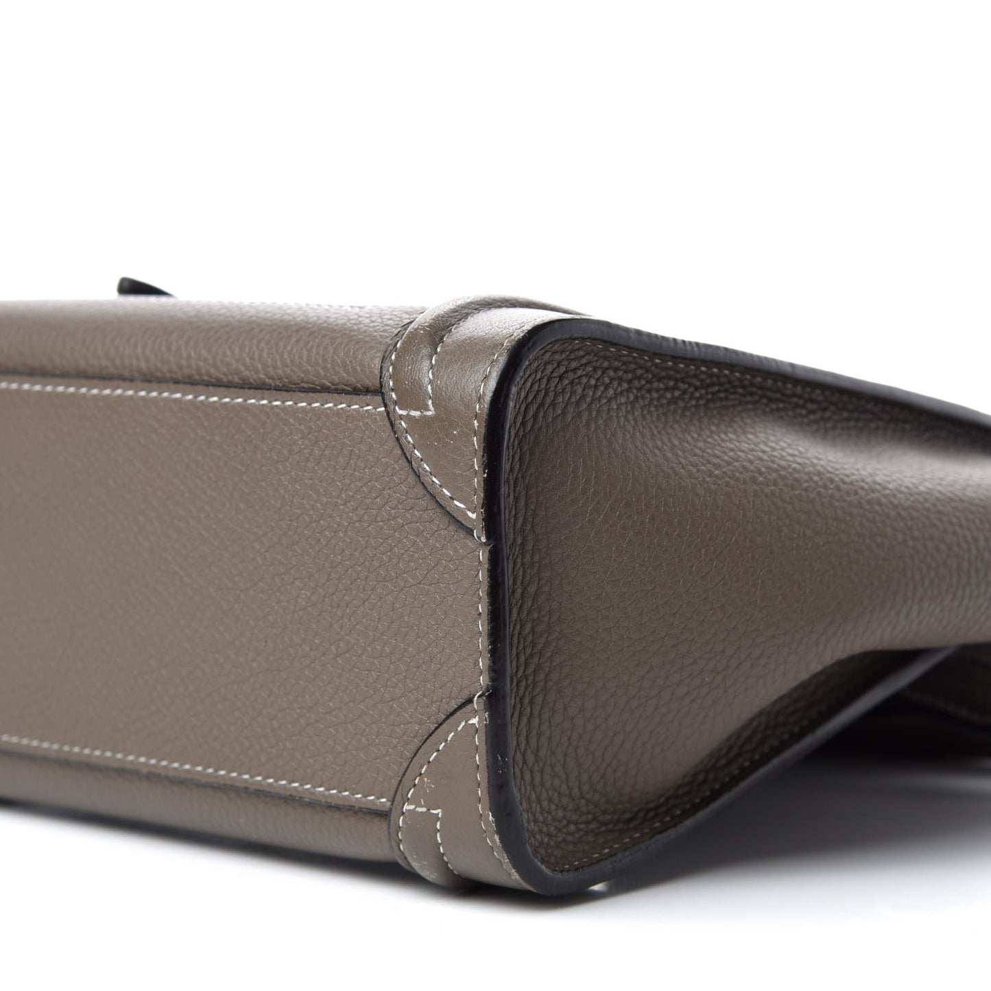 Drummed Calfskin Nano Luggage Souris