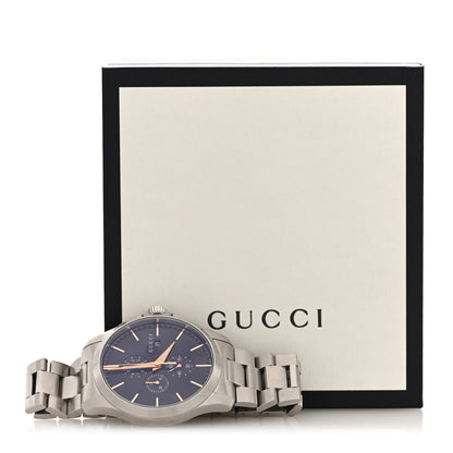 Gucci Stainless Steel 44mm G-Timeless Chronograph Quartz Watch Black 5 of 5