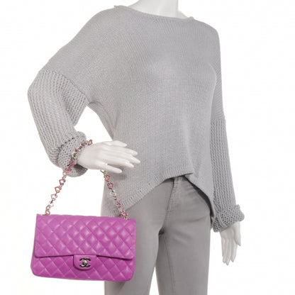 Chanel Lambskin Heart Valentine Medium Flap Fuchsia 2 of 8