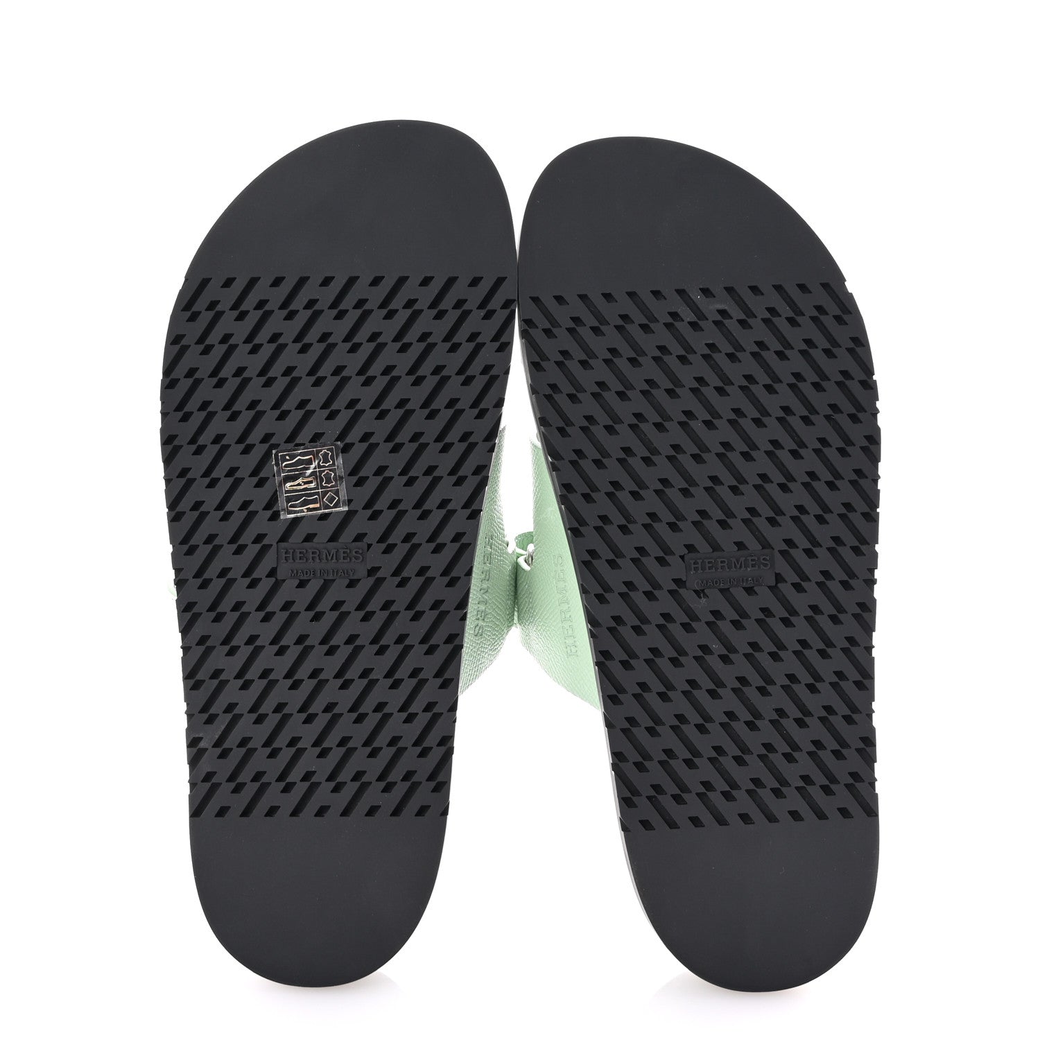 Hermes Epsom Womens Chypre Sandals 39 Vert Jade 6 of 10