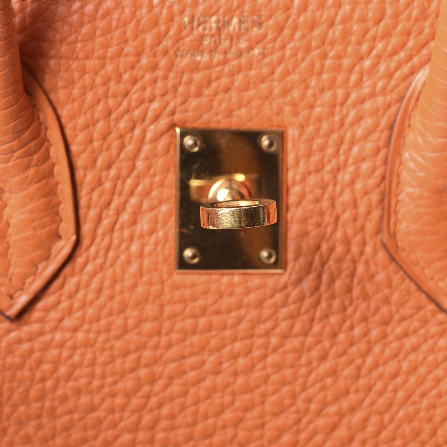 Togo Birkin 25 Orange