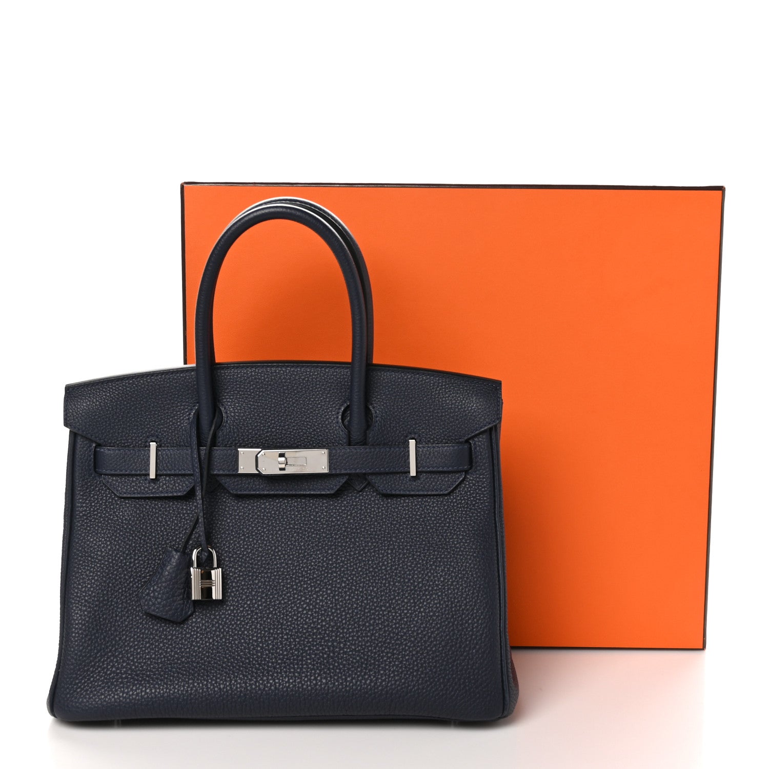 Hermes Togo Birkin 30 Bleu Nuit 11 of 11