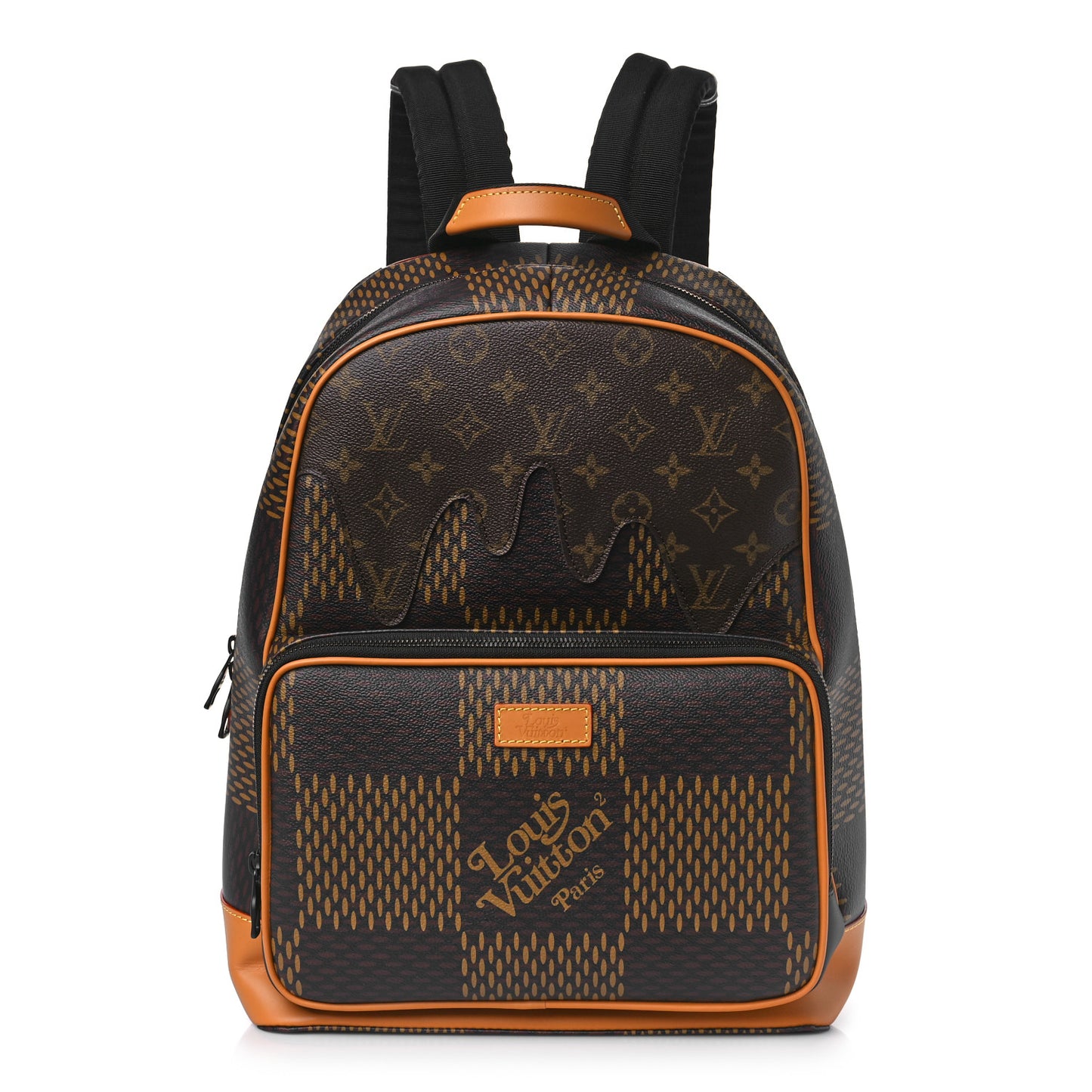 X NIGO Giant Damier Ebene Monogram Campus Backpack