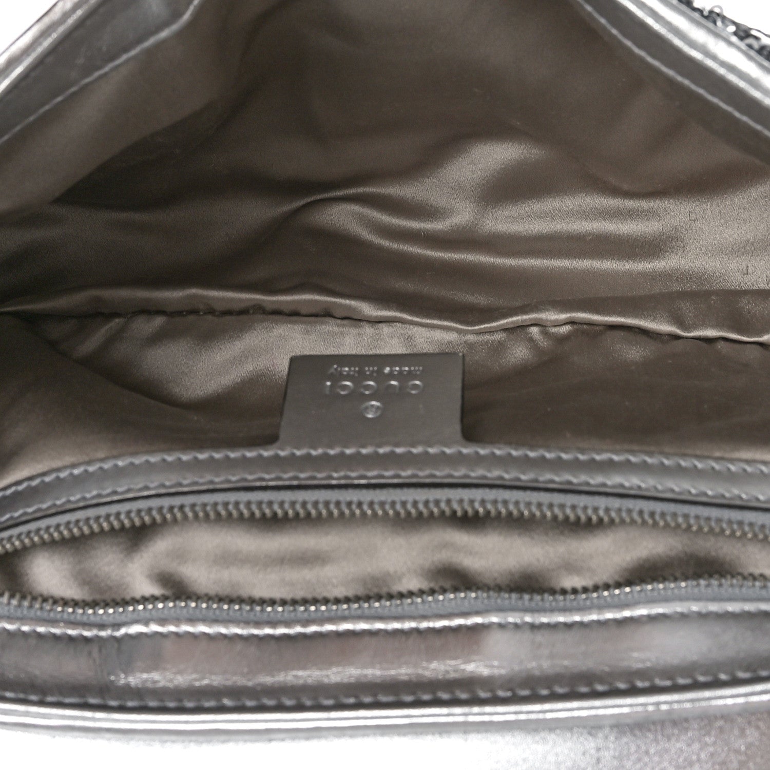 Gucci Sequin Matelasse Small GG Marmont Shoulder Bag Silver 5 of 10