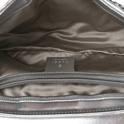 Gucci Sequin Matelasse Small GG Marmont Shoulder Bag Silver 5 of 10