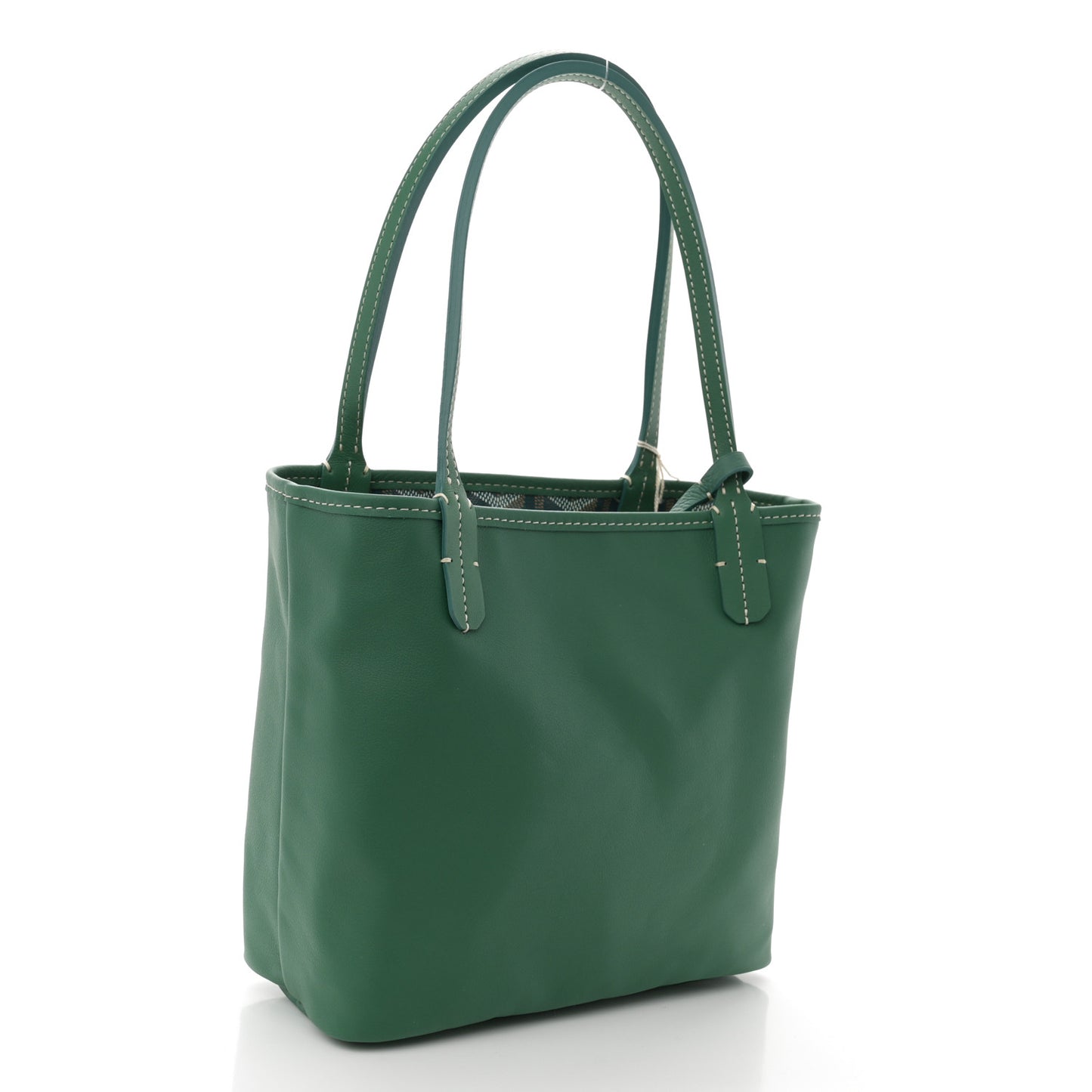 Goyardine Reversible Mini Anjou Green