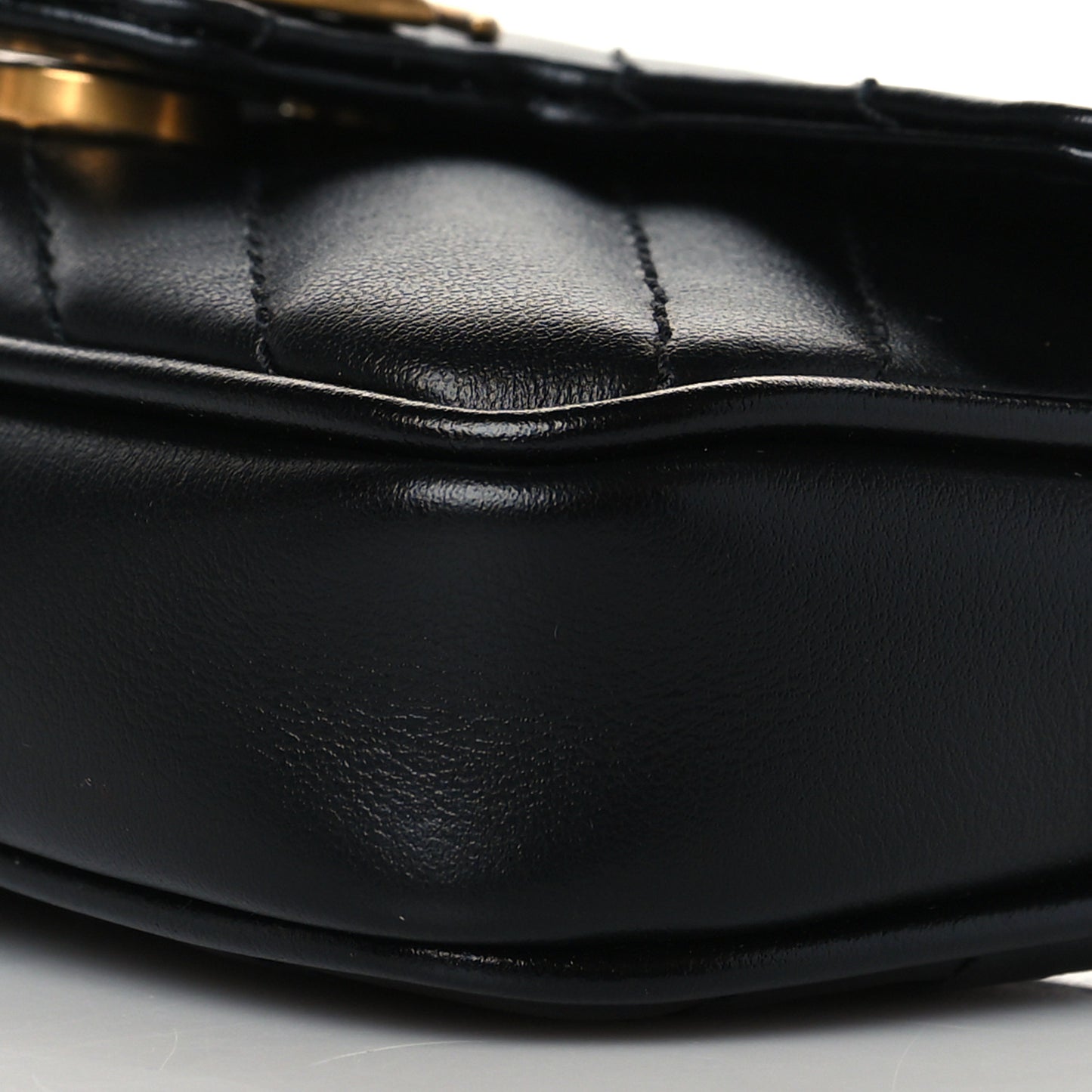 Calfskin Matelasse GG Marmont 2.0 Coin Purse On A Chain Black