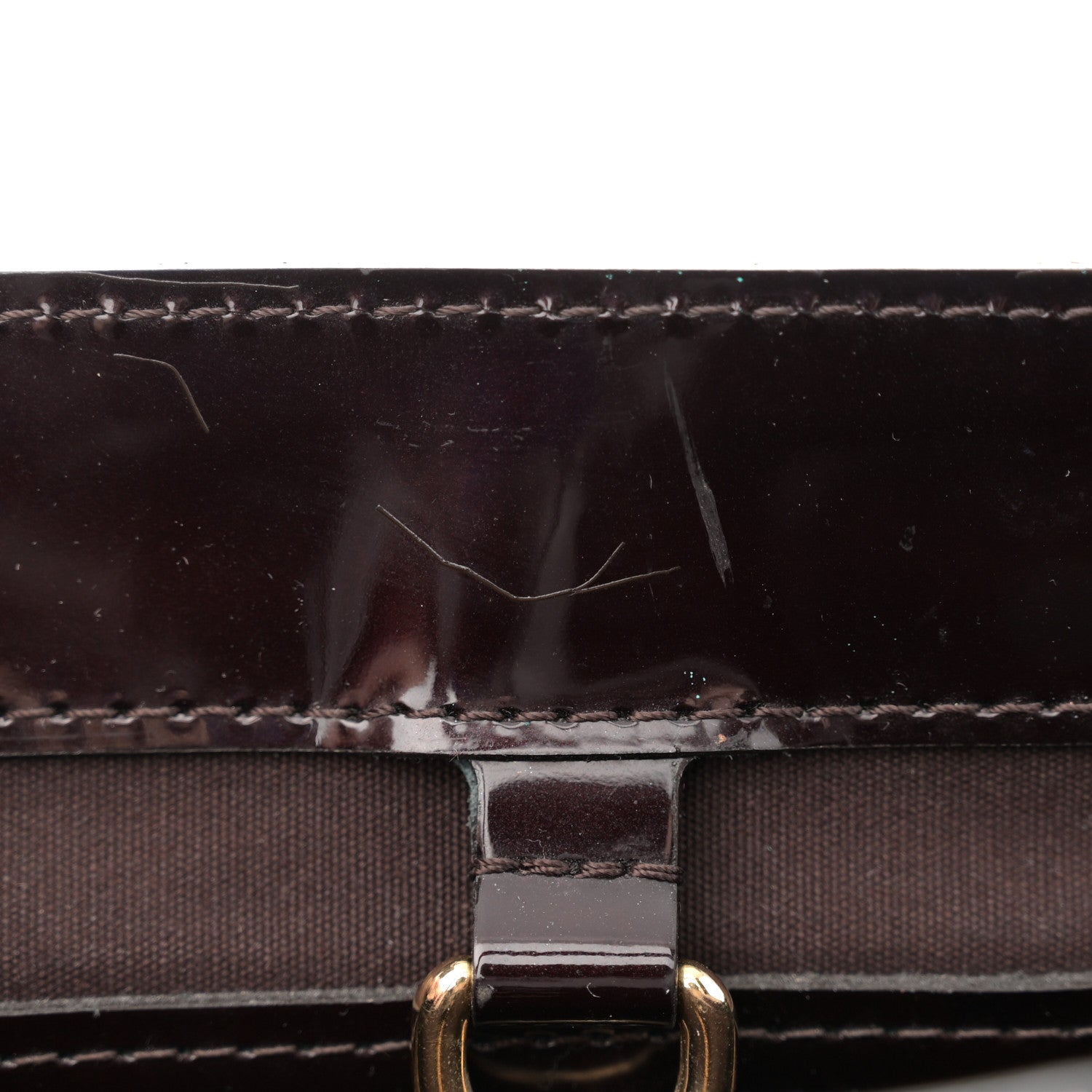 Louis Vuitton Vernis Wilshire PM Amarante 10 of 12