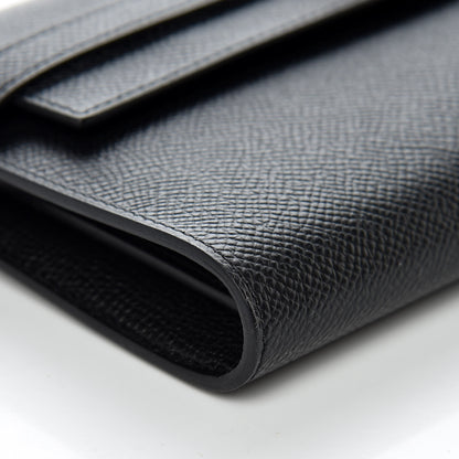 Hermes Epsom Kelly Longue Wallet Black 5 of 9