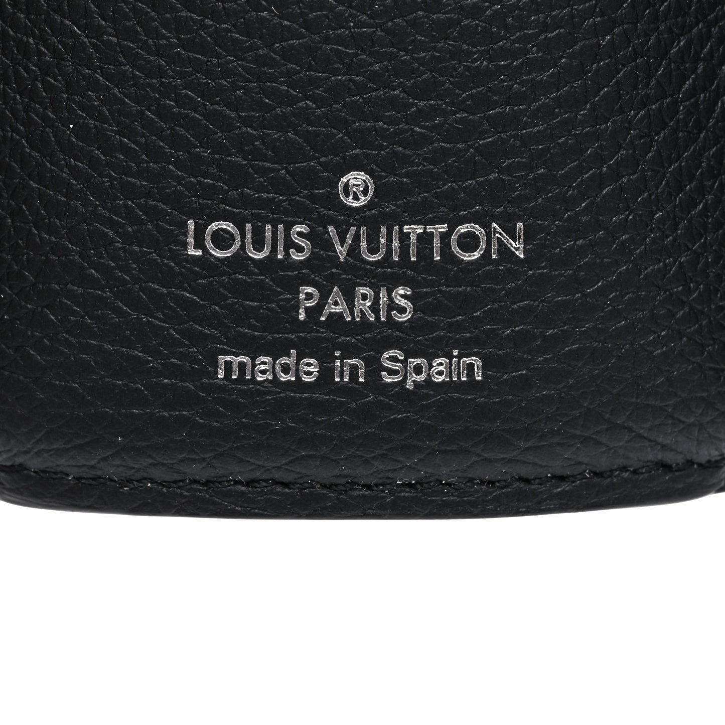 Calfskin Lockmini Wallet Black