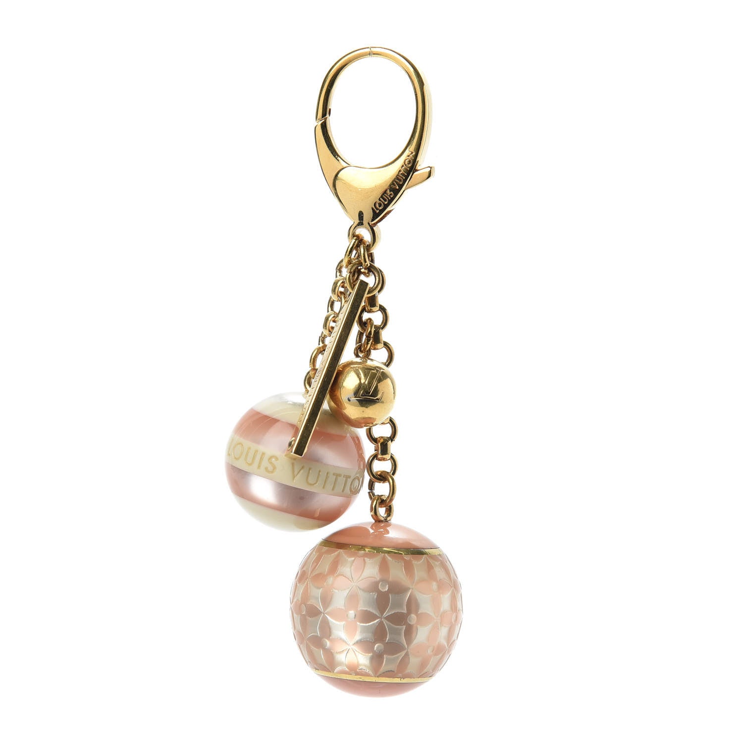 Louis Vuitton Mini Lin Croisette Bag Charm Pink 1 of 3