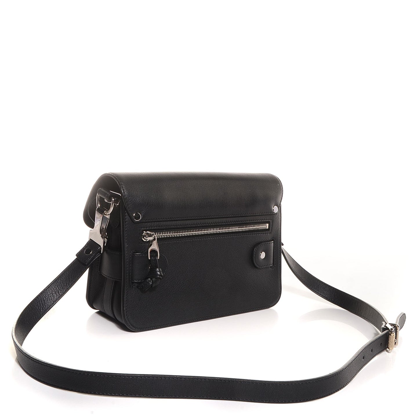 Leather Mini PS11 Classic Shoulder Bag Black
