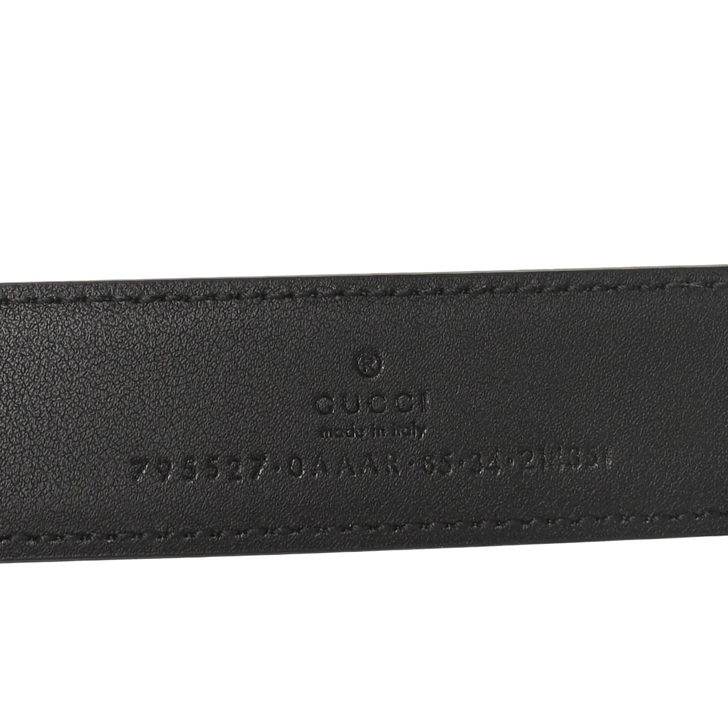 Calfskin Double G 20mm Belt 85 34 Black