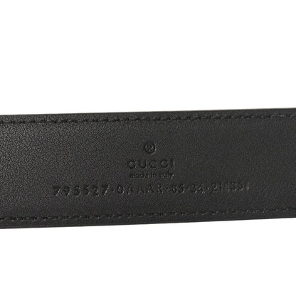 Gucci Calfskin Double G 20mm Belt 85 34 Black 5 of 5