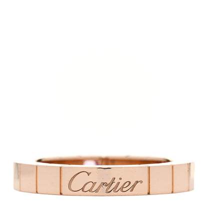 Cartier 18K Pink Gold Pink Sapphire Lanieres Ring 46 3.75 3 of 4