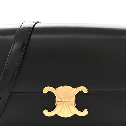 Celine Shiny Calfskin Teen Triomphe Black 8 of 10