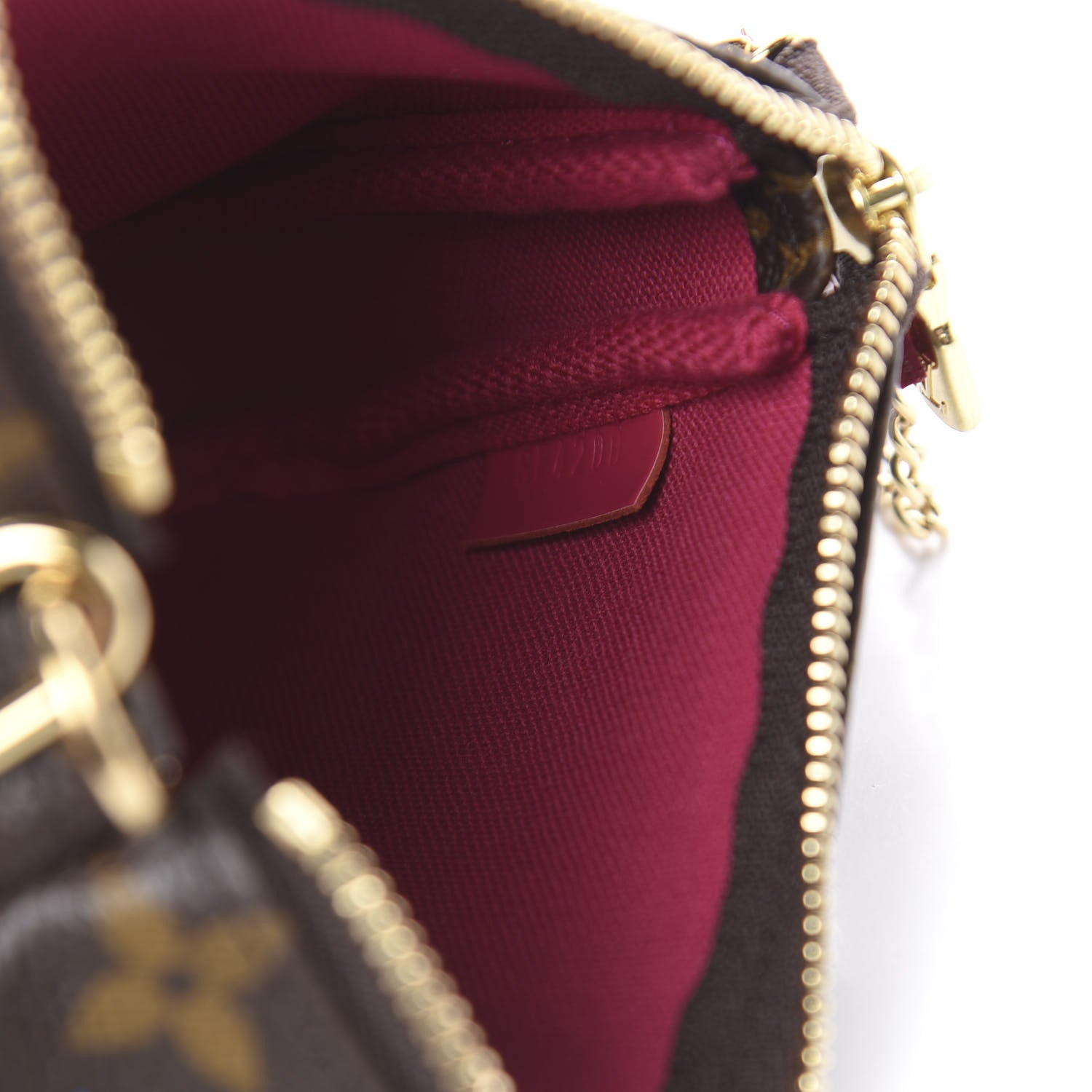 Louis Vuitton Monogram 2020 Christmas Animation Roller Coaster Mini Pochette Accessories Pivoine 6 of 7