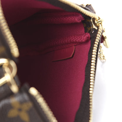 Louis Vuitton Monogram 2020 Christmas Animation Roller Coaster Mini Pochette Accessories Pivoine 6 of 7