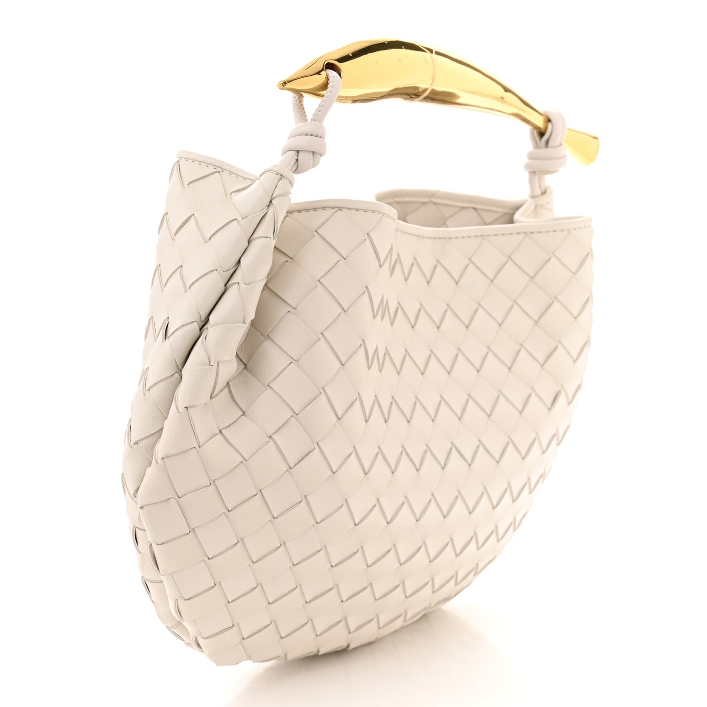 Nappa Intrecciato Sardine Bag Chalk