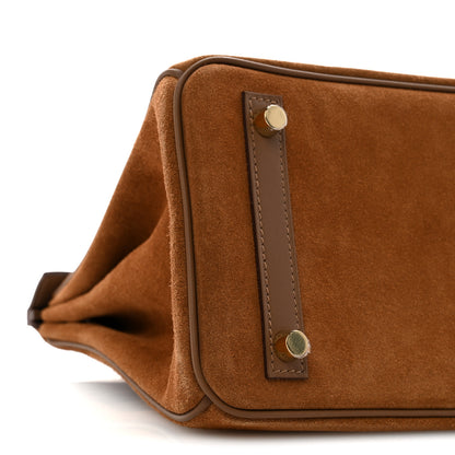 Hermes Veau Doblis Swift Grizzly Birkin 25 Alezan 18 of 21