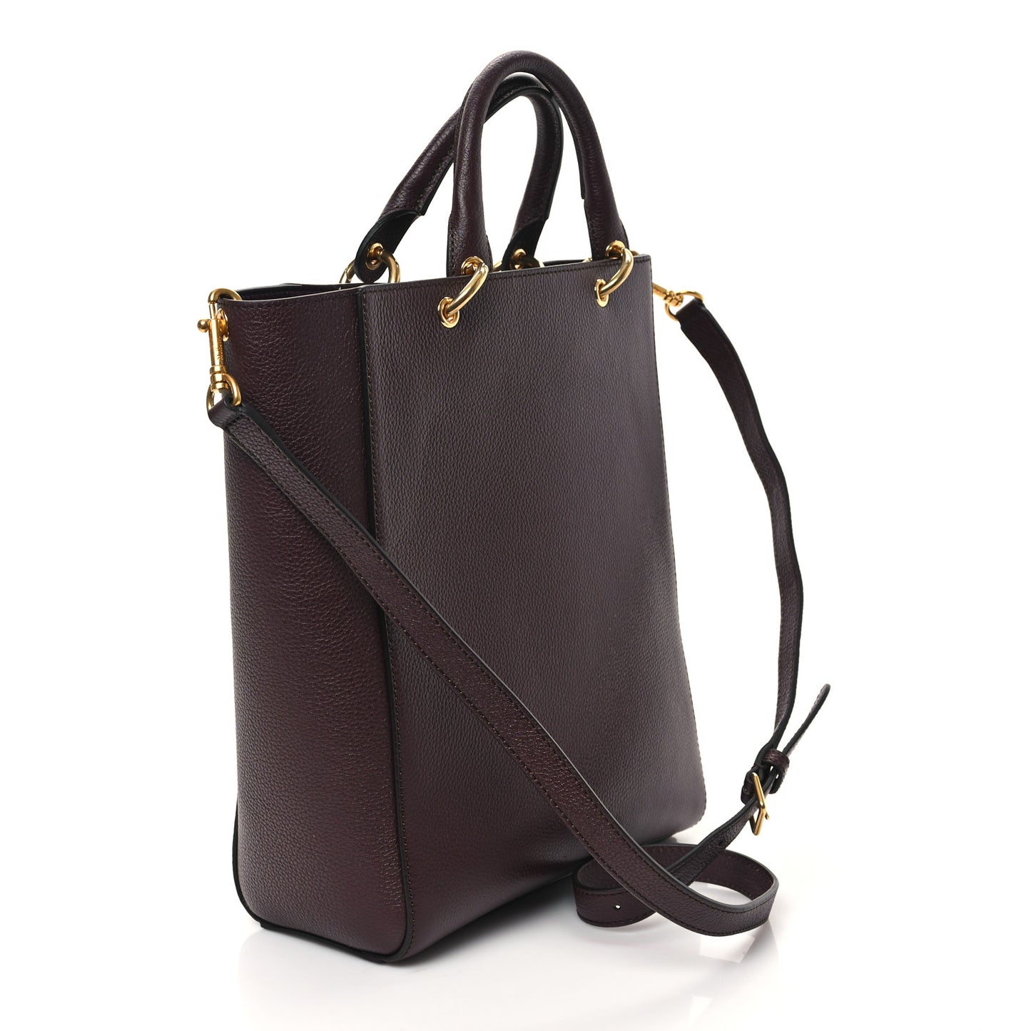 Classic Grain Small Maple Tote Oxblood