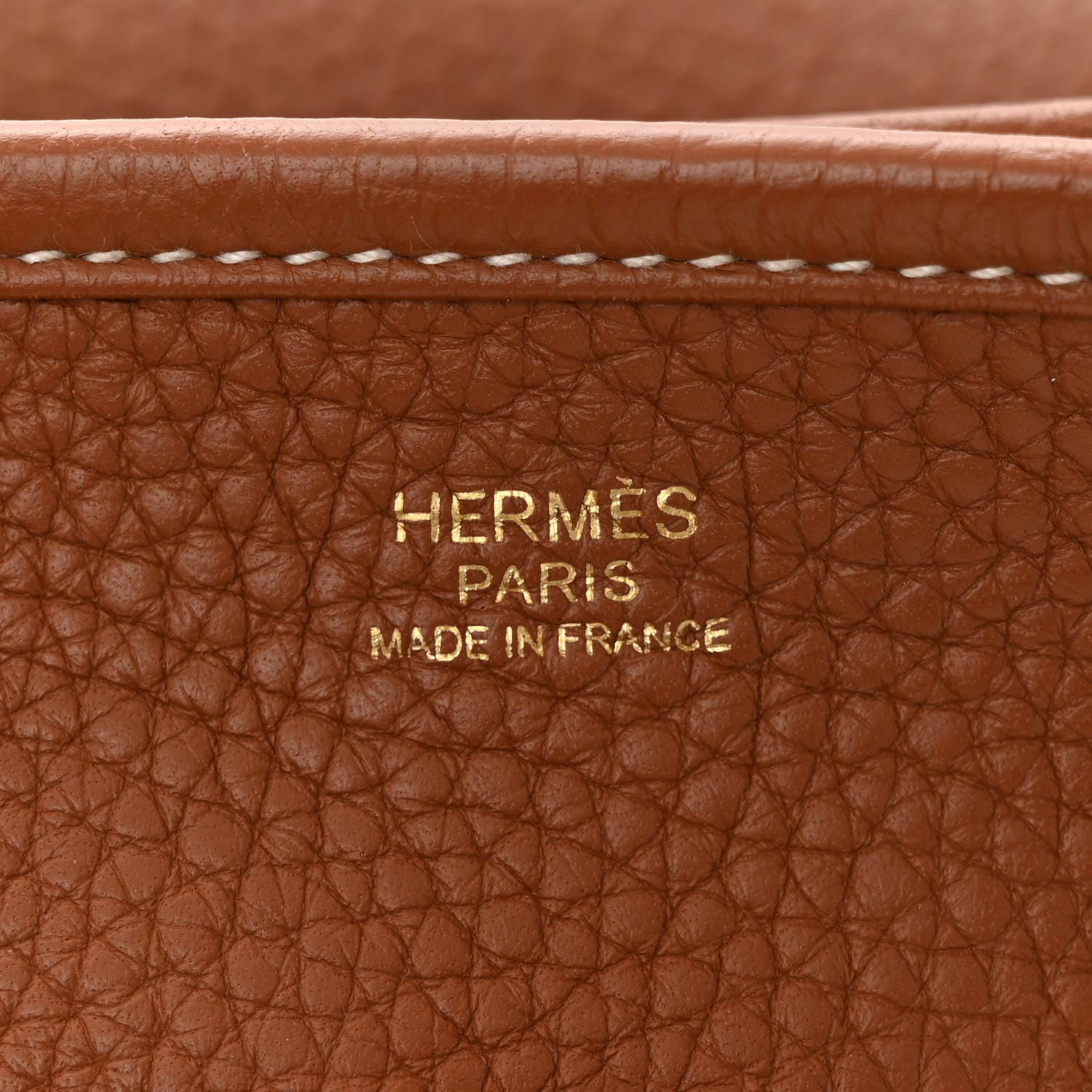 Hermes Taurillon Clemence Evelyne III PM Gold 6 of 10
