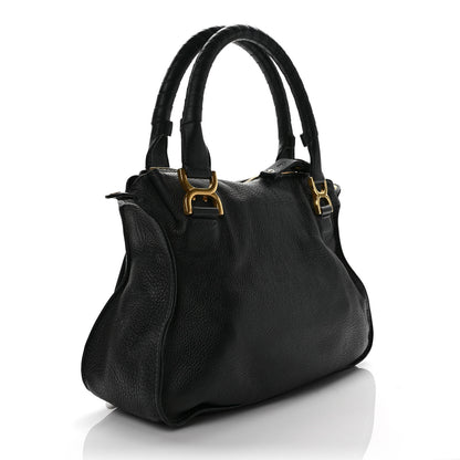 Chloe Calfskin Medium Marcie Satchel Black 2 of 10