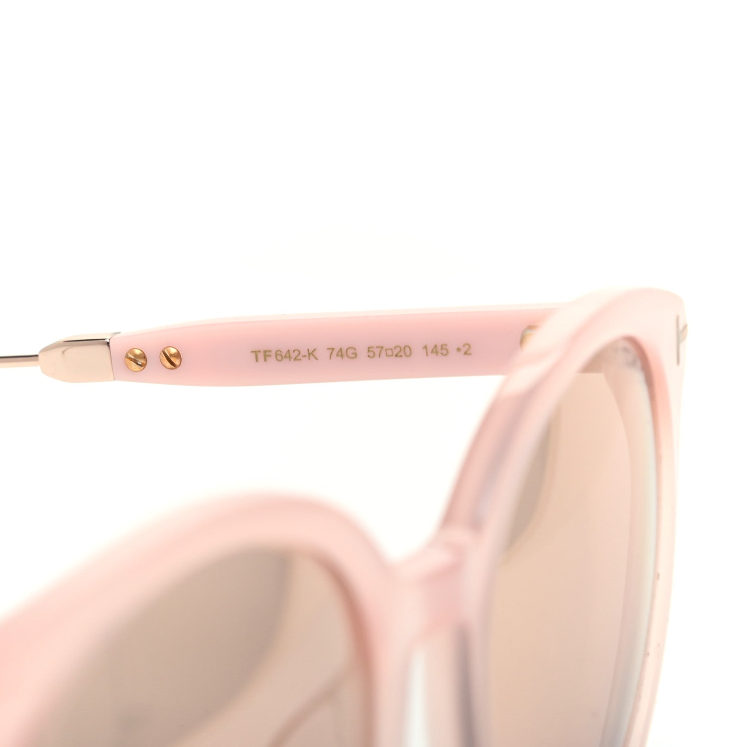 Tom Ford Round TF642-K Sunglasses Pink 6 of 8