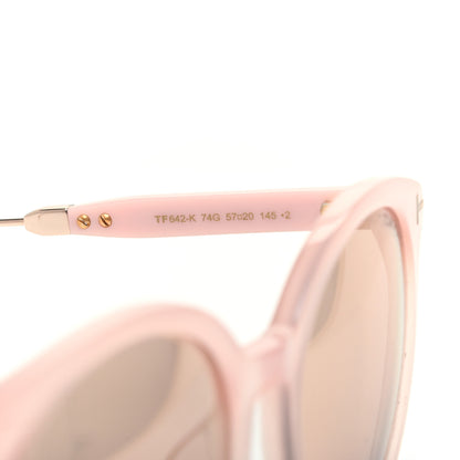 Tom Ford Round TF642-K Sunglasses Pink 6 of 8