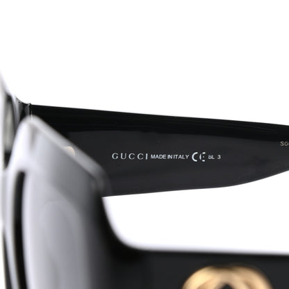 Gucci Acetate Square Frame Sunglasses GG3826S Black 5 of 7