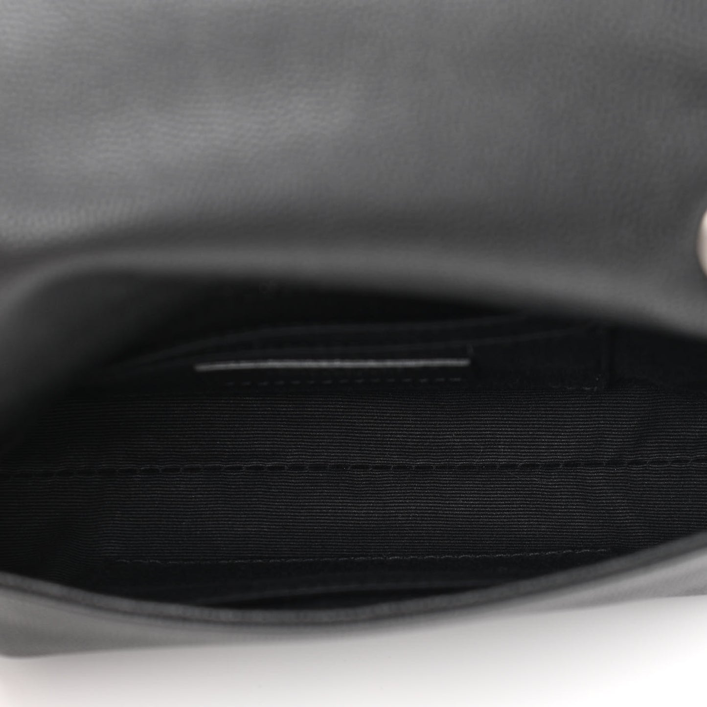 Grain De Poudre Monogram Toy West Hollywood Fold-Over Bag Black