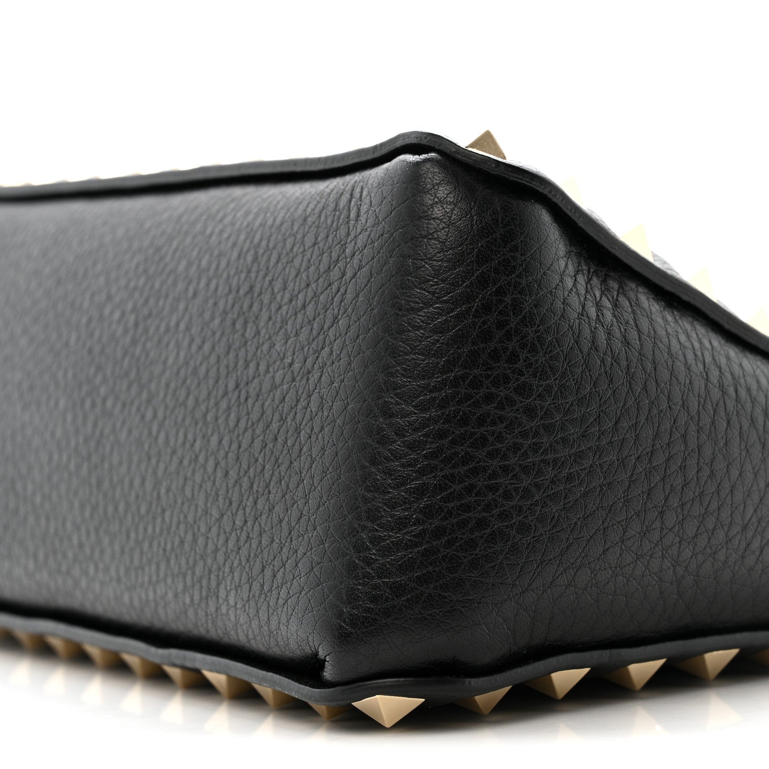 Valentino Garavani Grained Calfskin Small Rockstud All Over Crossbody Bag Black 9 of 9