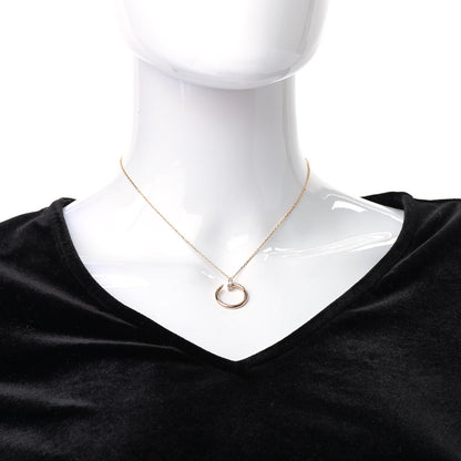Cartier 18K Pink Gold Diamond Juste Un Clou Pendant Necklace 2 of 5