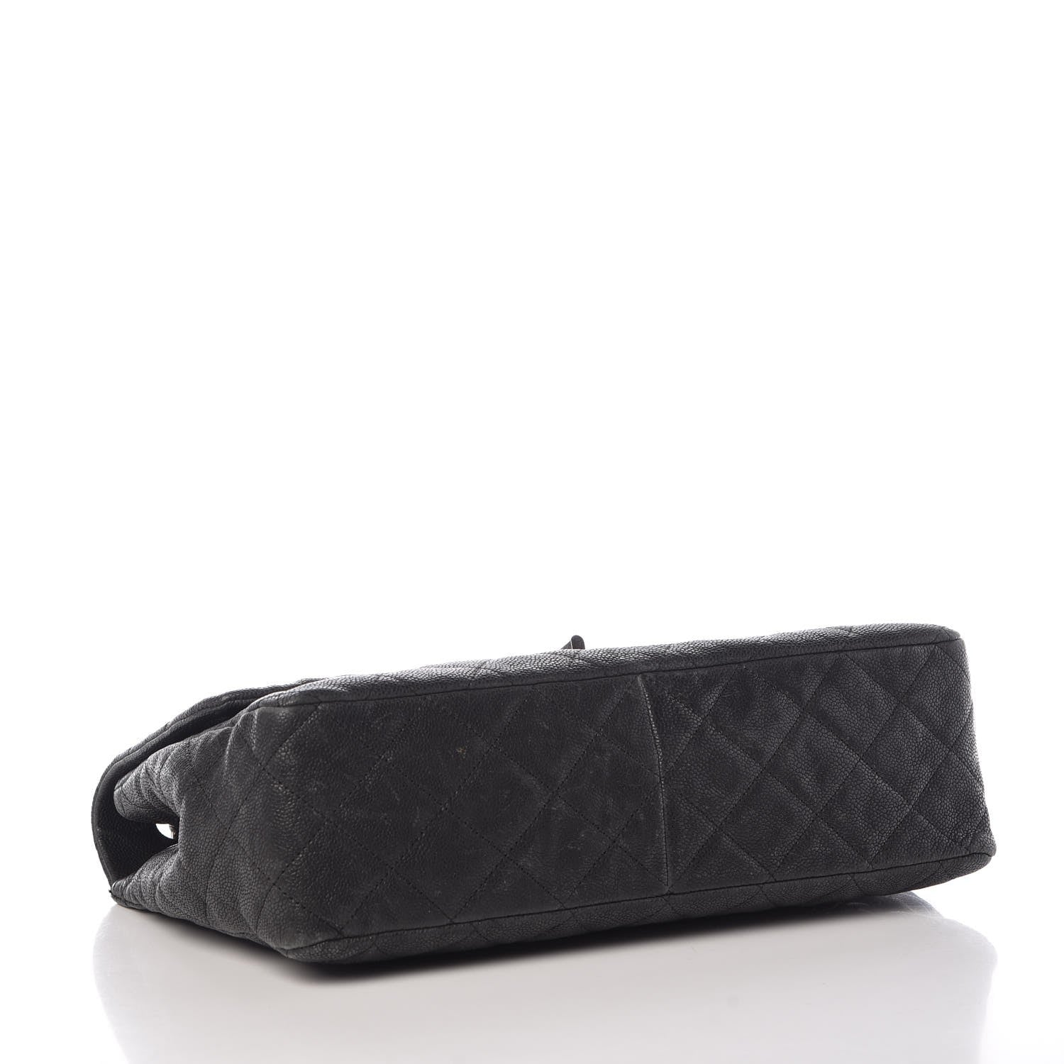 Chanel Washed Caviar Quilted 2.55 Reissue 227 Bijoux Chain Flap Black 5 of 16
