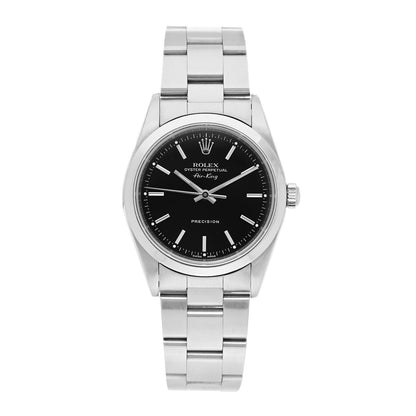 Rolex Stainless Steel 34mm Air-King Oyster Perpetual Precision Watch Black 14000M 1 of 4