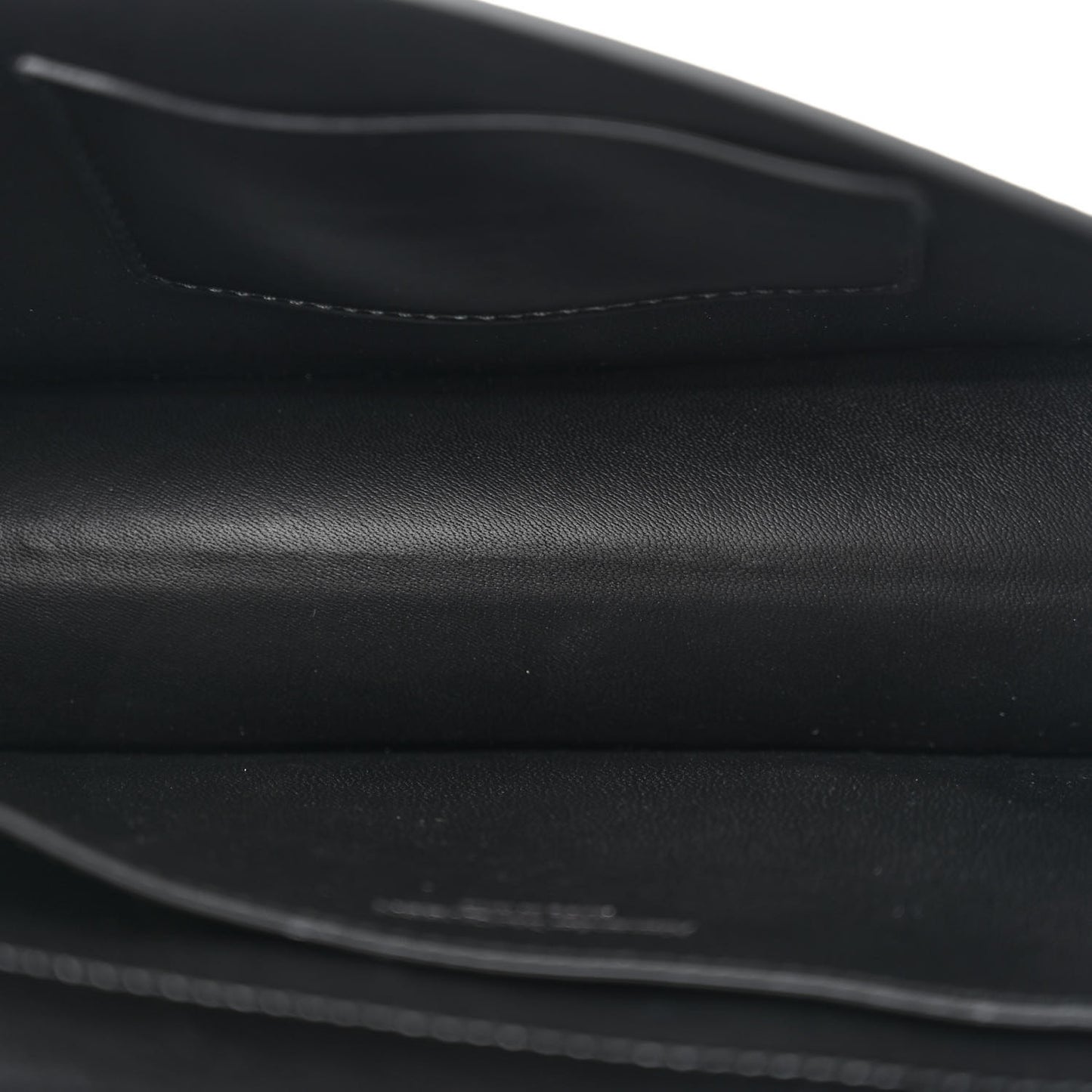 ALEXANDER MCQUEEN Denim Calfskin Small Slash Bag Blue Black