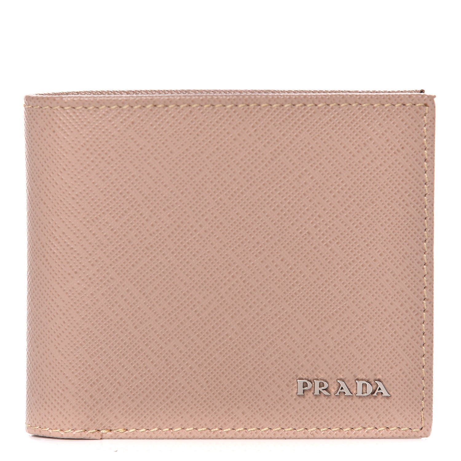 Prada Saffiano Bi-Fold Wallet Cammeo 1 of 10