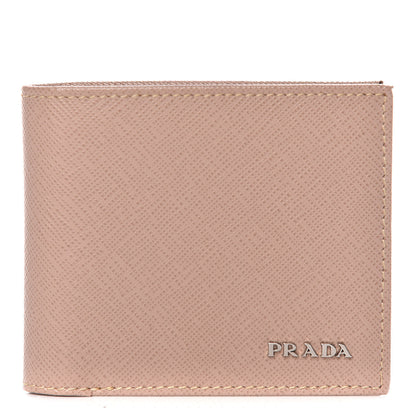 Prada Saffiano Bi-Fold Wallet Cammeo 1 of 10